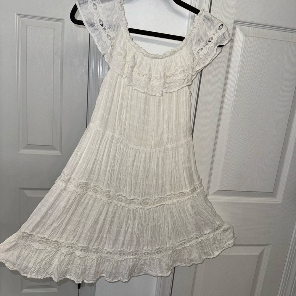 Xhilaration White Textured Dress NWOT